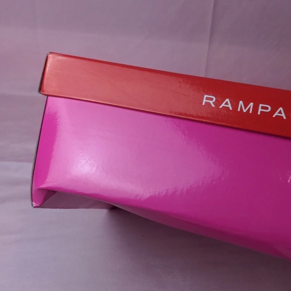 Rampage Raine Knit and Calf Hair White and Leopard Print Sneakers